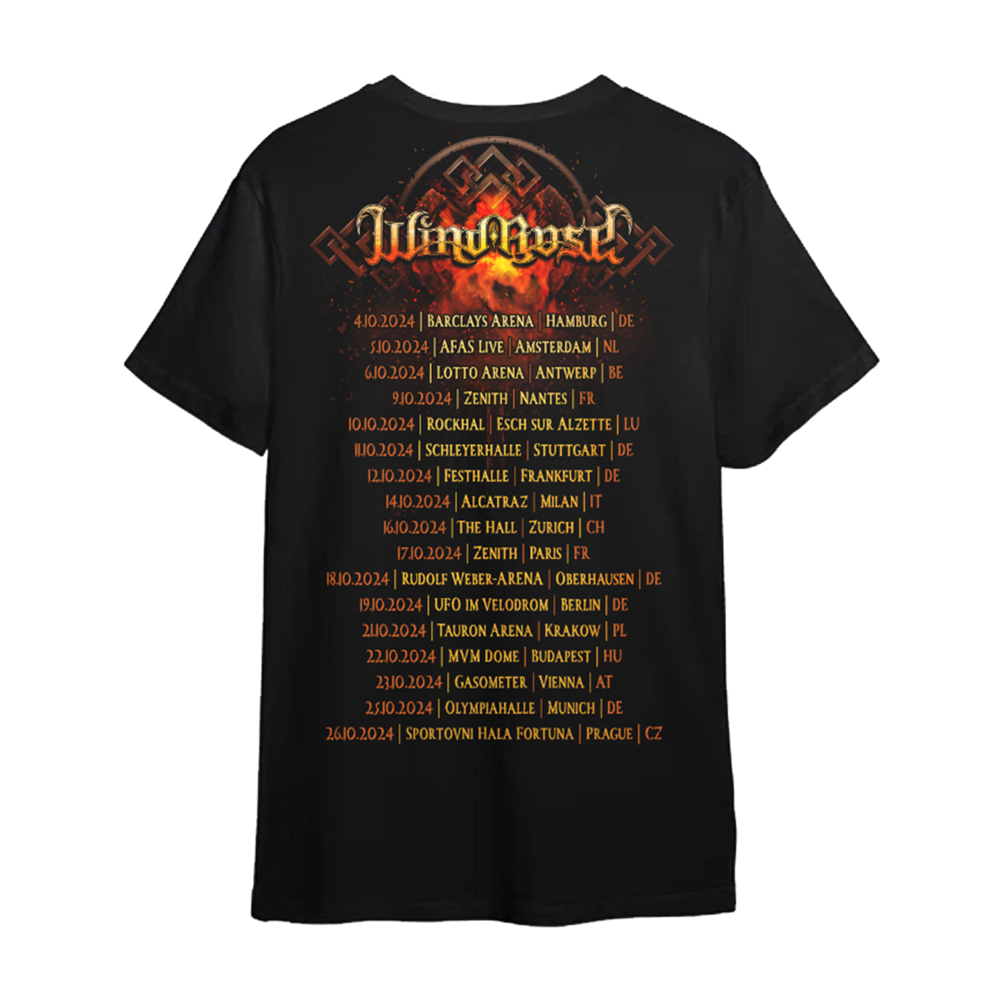 Red Dwarf Tourshirt 2024 - T-Shirt Wind Rose
