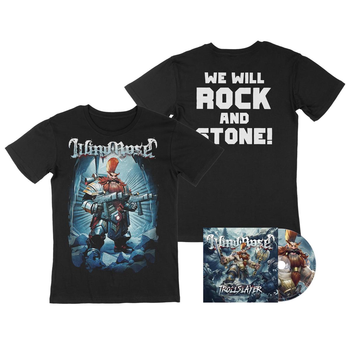 Trollslayer - CD Digipack Bundle Wind Rose