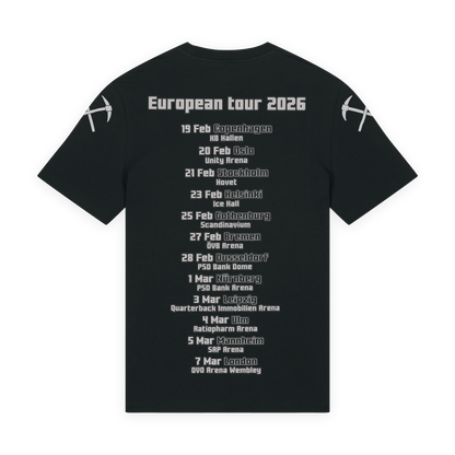 Diggy Hole Europe Tour 2026 - T-Shirt Wind Rose