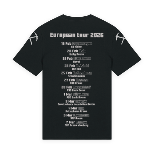 Diggy Hole Europe Tour 2026 - T-Shirt Wind Rose