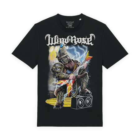 Dwarf Metal Guitarist - T-Shirt Wind Rose