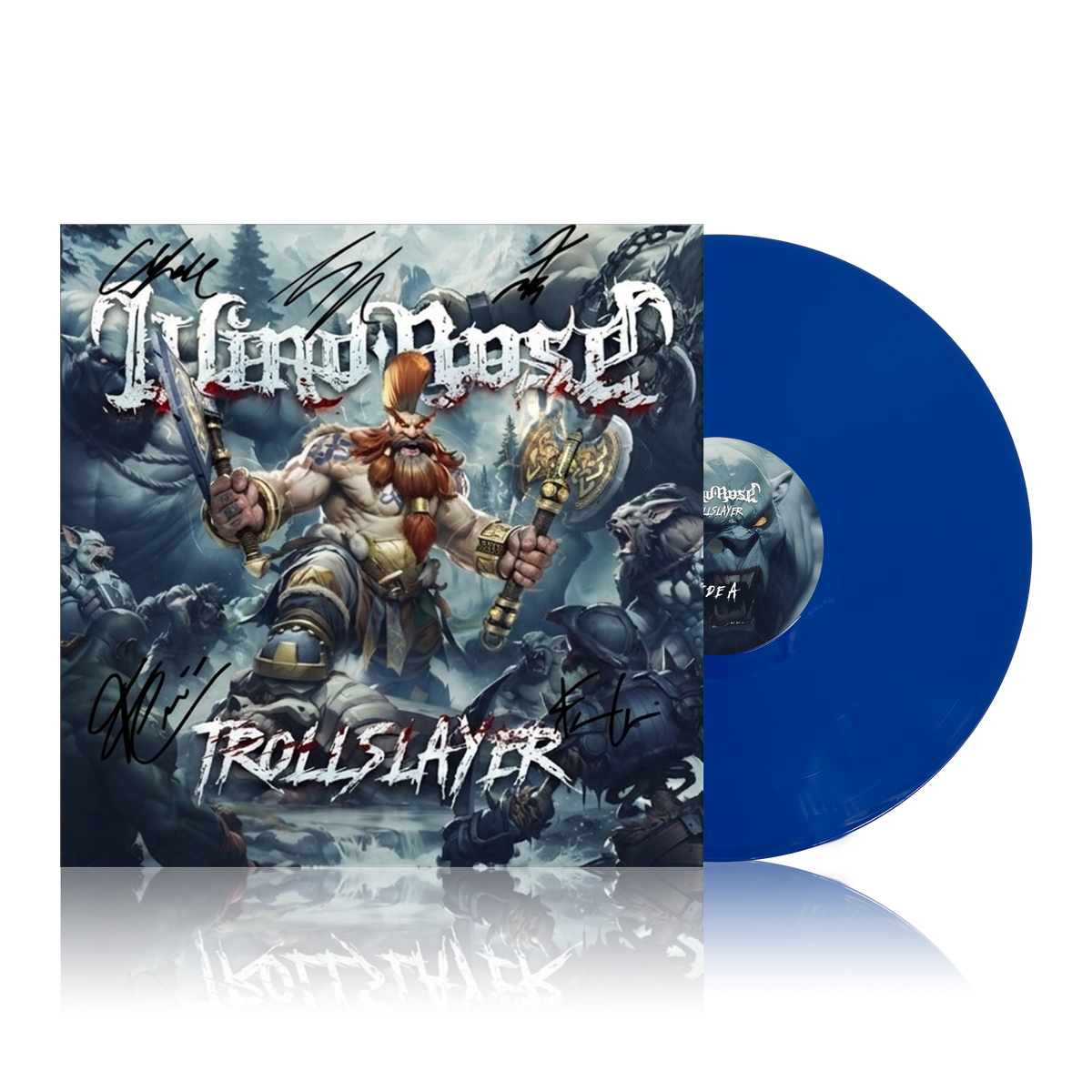 Trollslayer - Blue Vinyl Signed Wind Rose